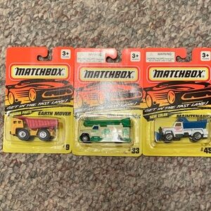 Matchbox Earth Mover, Utility & Maintenance Trucks Set 🆕 Vintage
